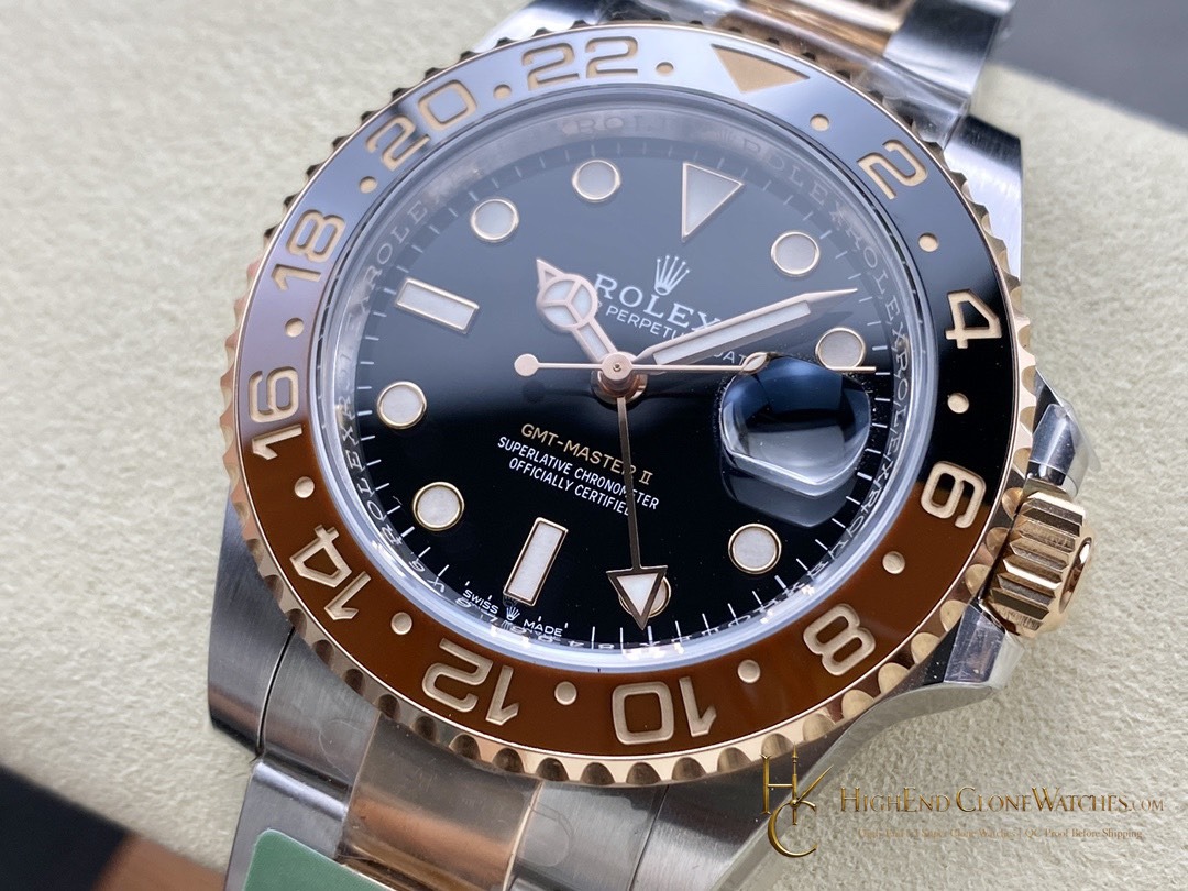 Rolex GMT-Master II 126711CHNR side case profile super clone watch