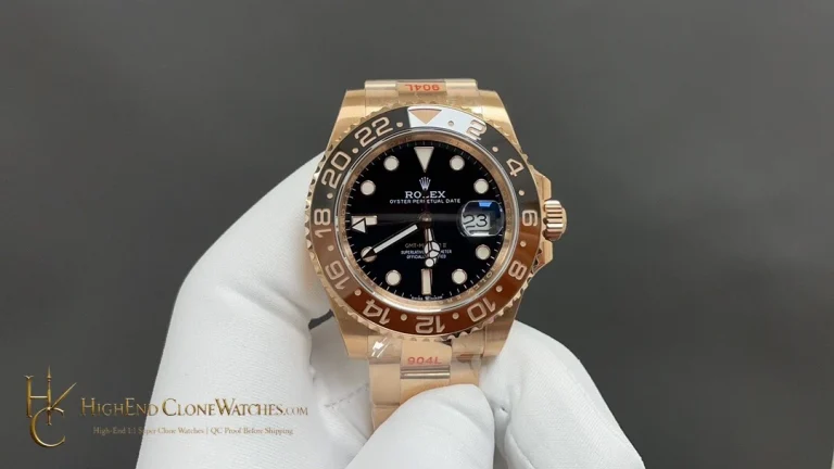 Rolex GMT-Master II 126715CHNR front view super clone watch