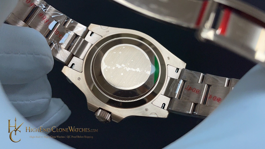 Rolex GMT-Master II 126715CHNR crown and case detail super clone watch