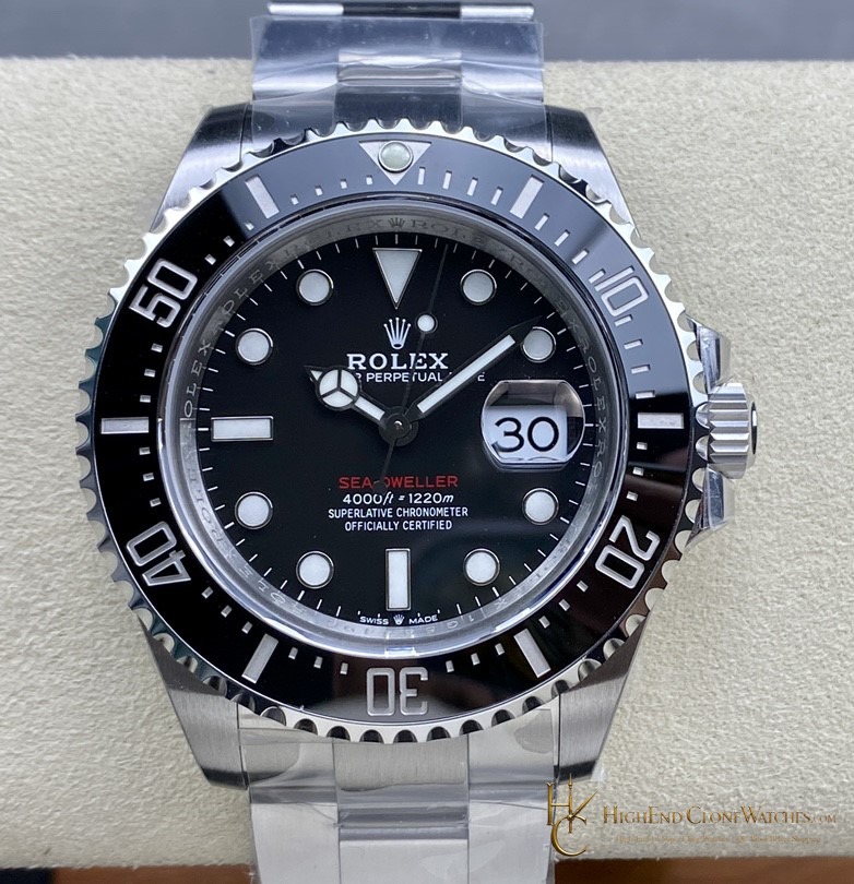 Rolex Sea-Dweller 126600 front view super clone watch