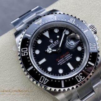 Rolex Sea-Dweller 126600 angled dial view super clone watch