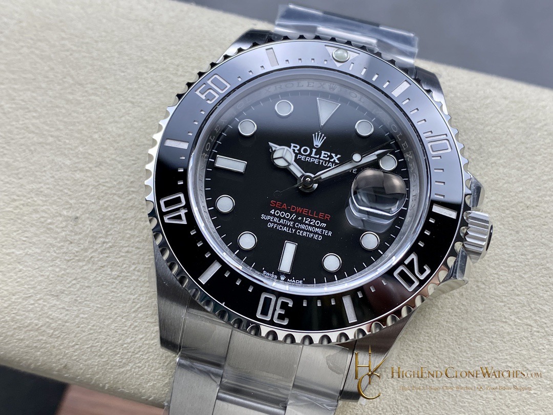 Rolex Sea-Dweller 126600 dial and marker detail super clone watch
