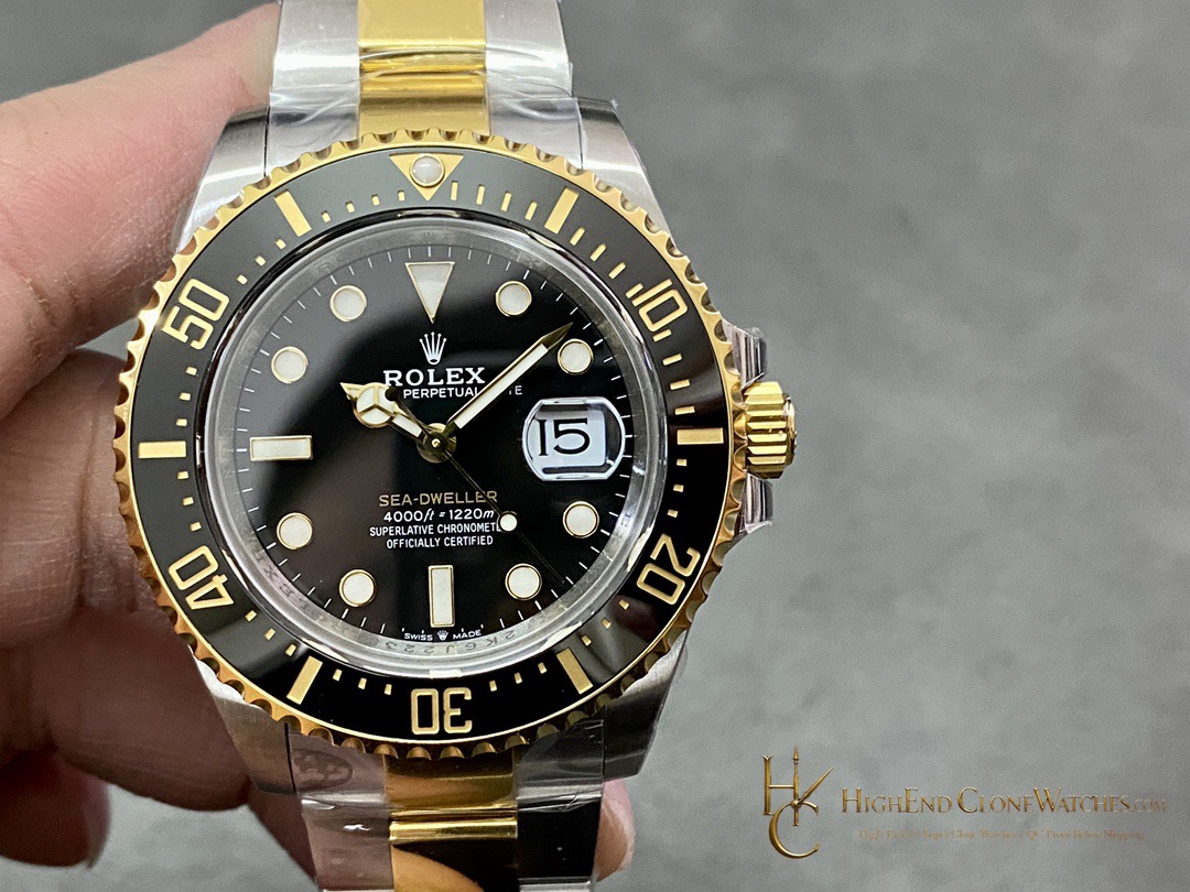 Rolex Sea-Dweller 126603 front view super clone watch