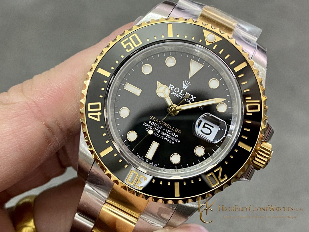 Rolex Sea-Dweller 126603 dial and marker detail super clone watch