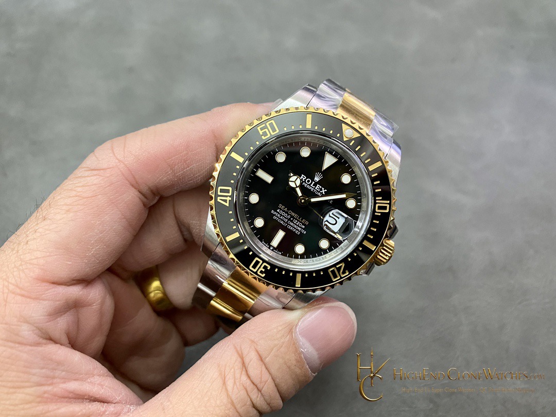 Rolex Sea-Dweller 126603 side case profile super clone watch