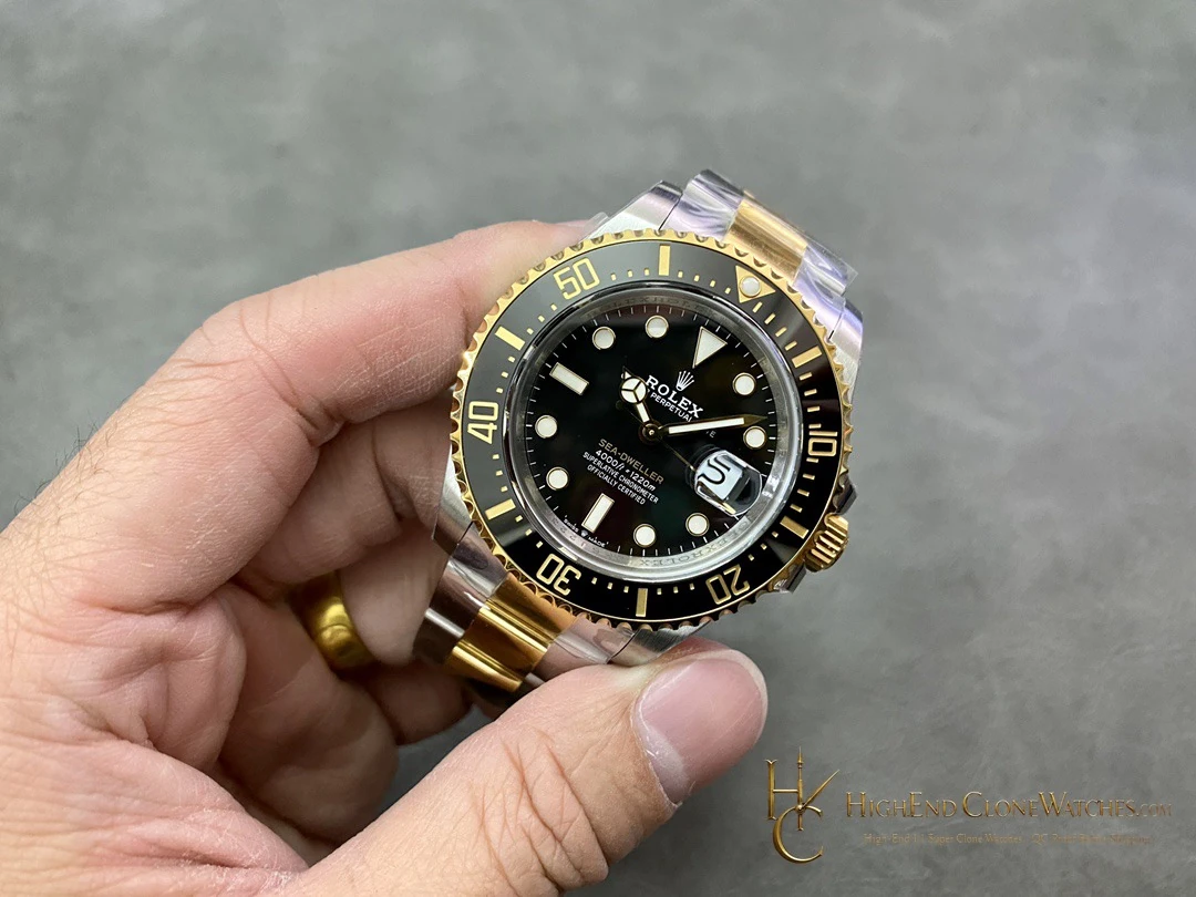 Rolex Sea-Dweller 126603 side case profile super clone watch