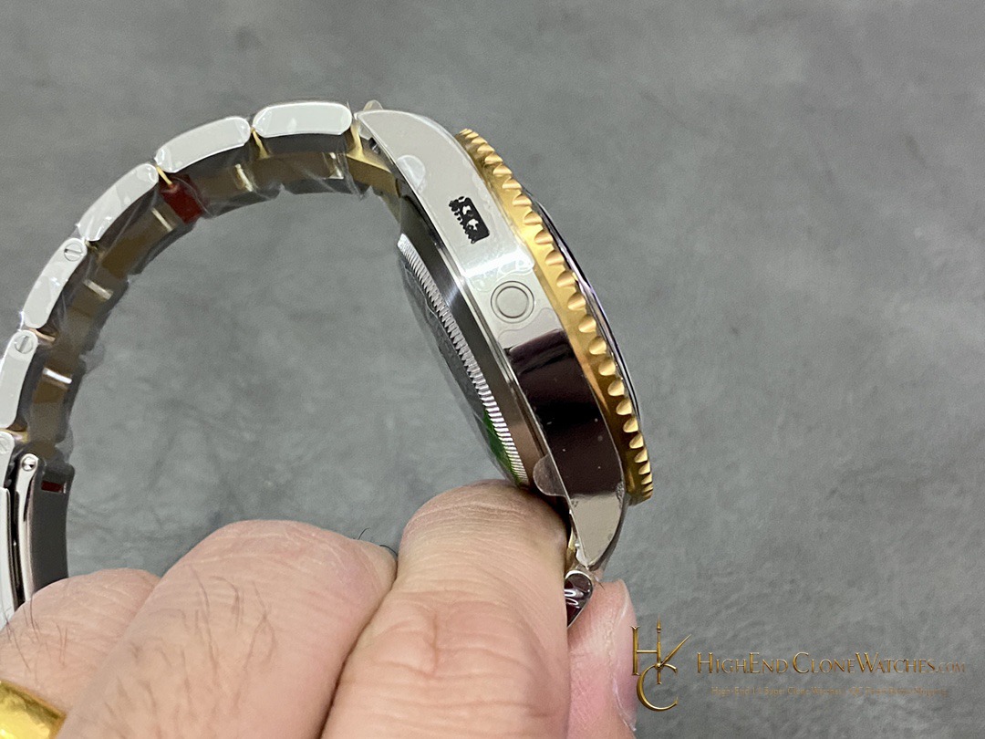 Rolex Sea-Dweller 126603 crown and case detail super clone watch