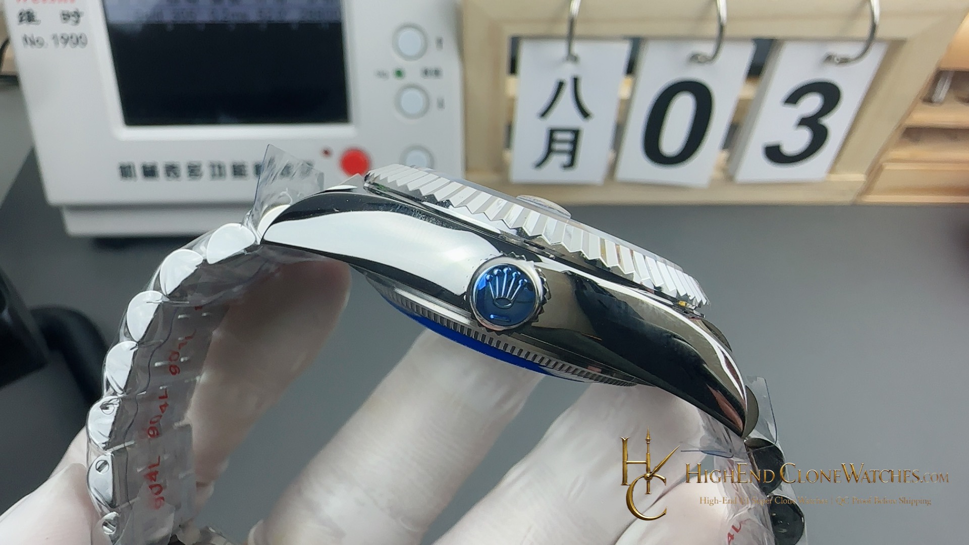 Rolex Sky-Dweller M336934 side case profile super clone watch