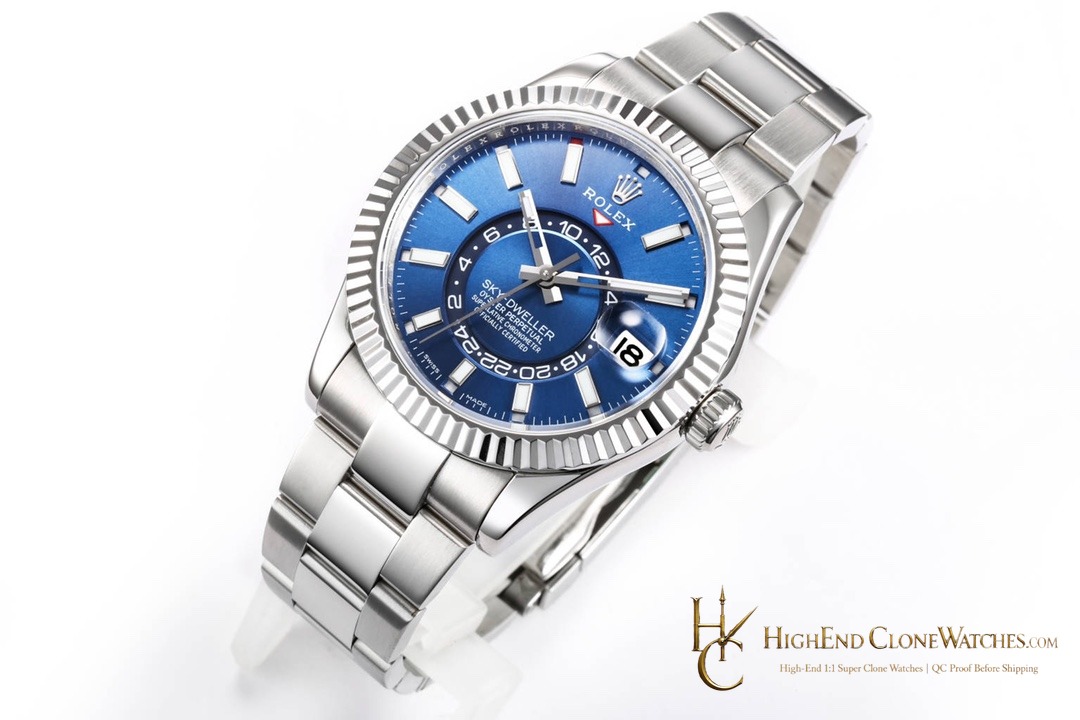 Rolex Sky-Dweller M336934-0005 dial and marker detail super clone watch