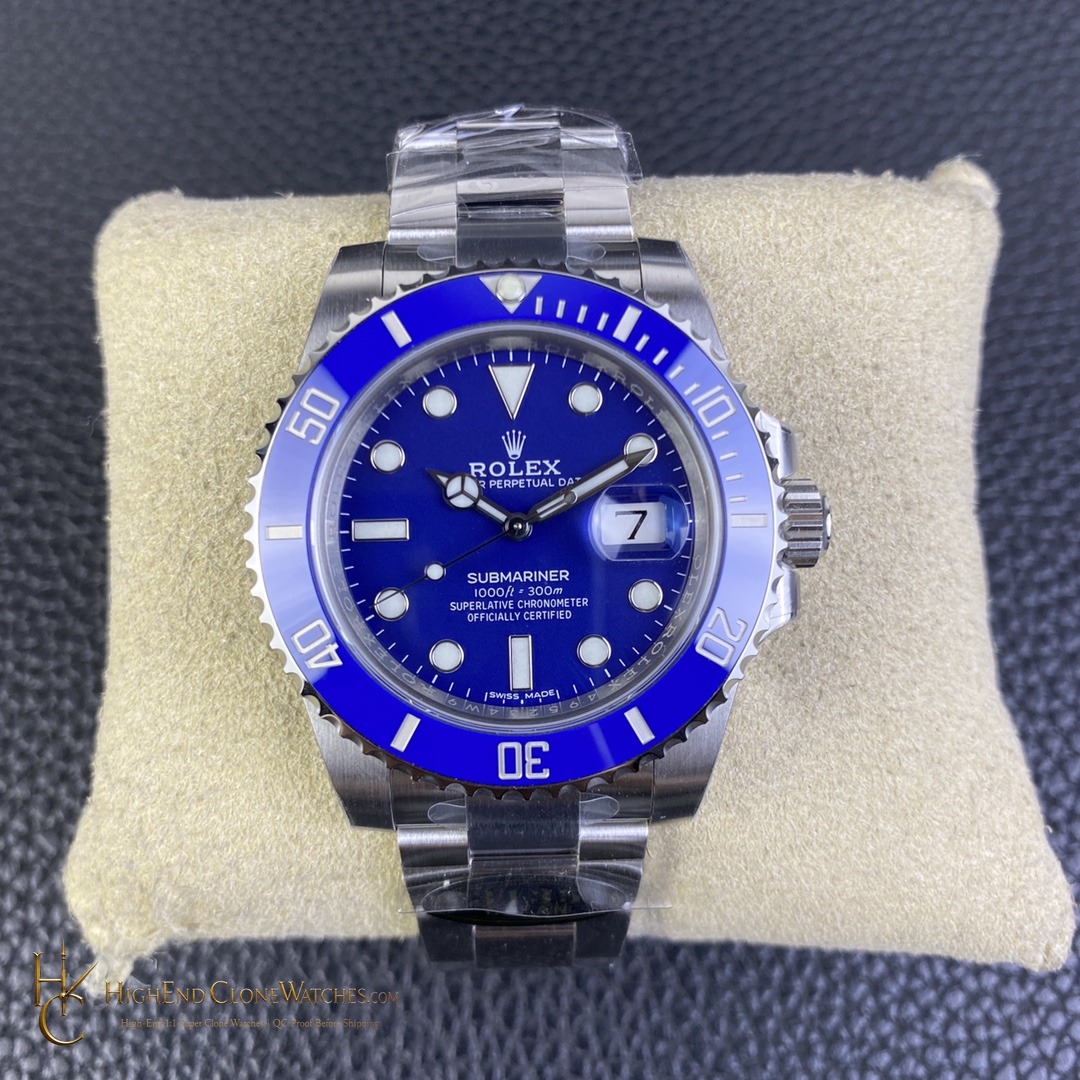 Rolex Submariner 116619LB front view super clone watch