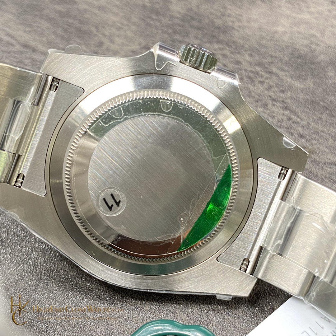 Rolex Submariner 126610LN caseback view super clone watch