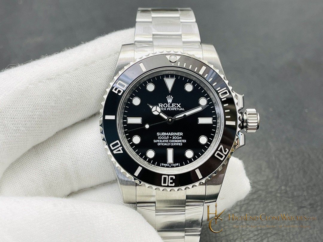 Rolex Submariner 124060-0001 front view super clone watch