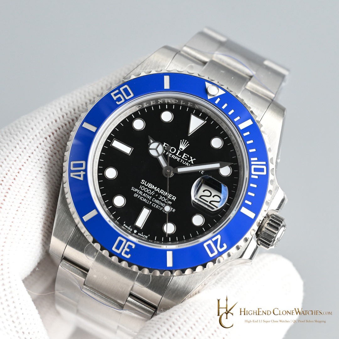 Rolex Submariner 126619LB dial and marker detail super clone watch