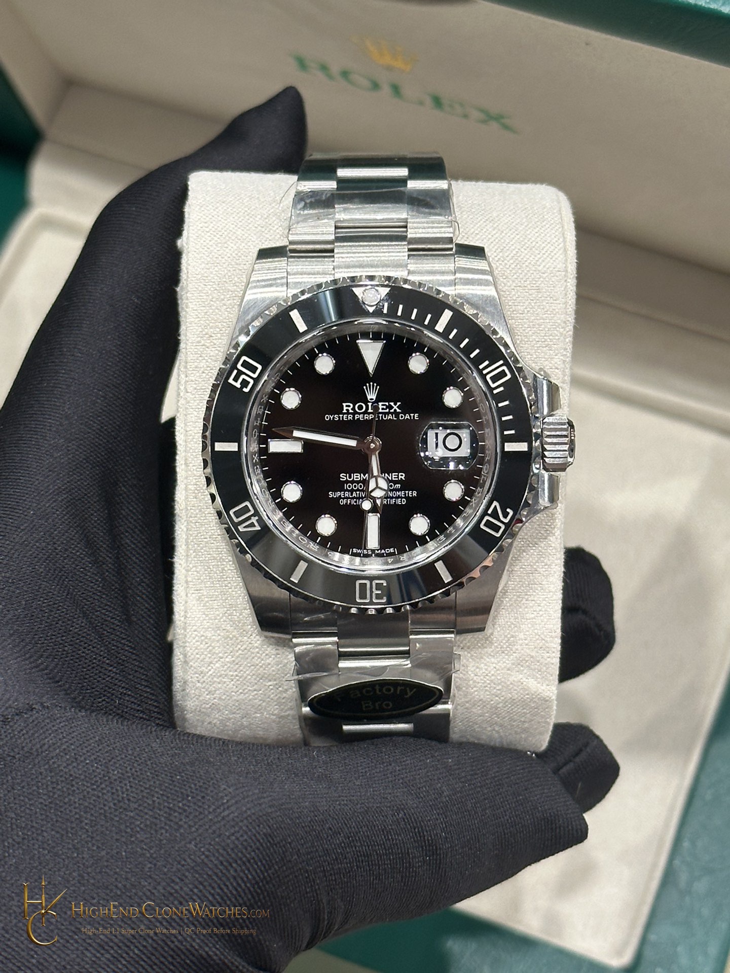 Rolex Submariner 116610LN front view super clone watch