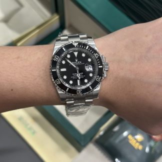 Rolex Submariner 116610LN angled dial view super clone watch