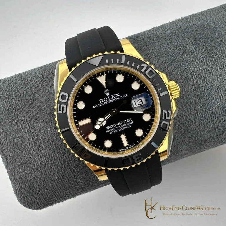 Rolex Yacht-Master 226658 angled dial view super clone watch