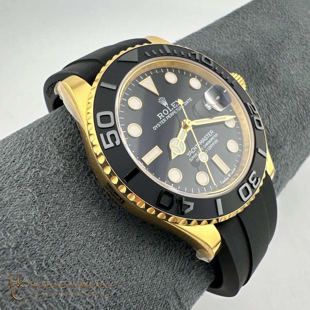 Rolex Yacht-Master 226658 crown and case detail super clone watch