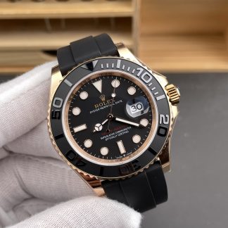 Rolex Yacht-Master 126655 angled dial view super clone watch