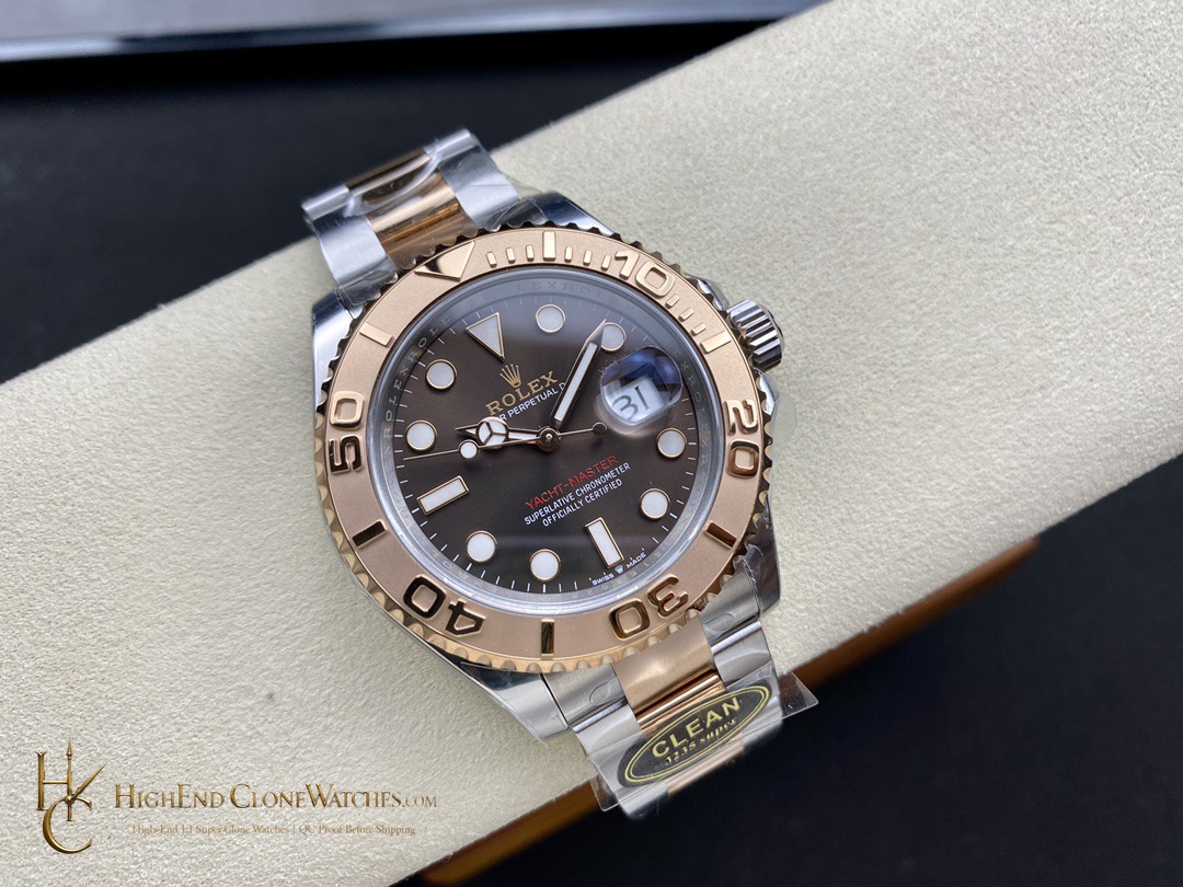 Rolex Yacht-Master 126621 bezel detail super clone watch