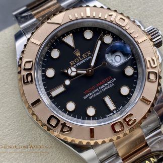 Rolex Yacht-Master M126621-0002 angled dial view super clone watch