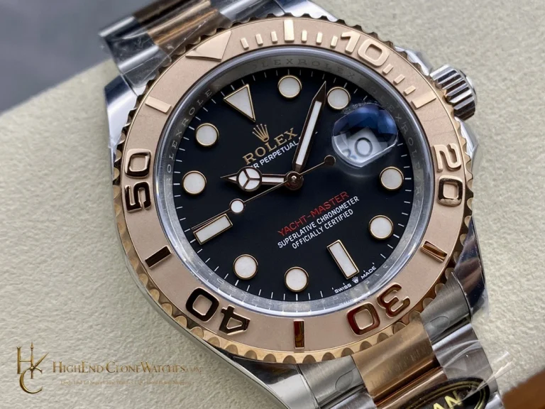 Rolex Yacht-Master M126621-0002 angled dial view super clone watch