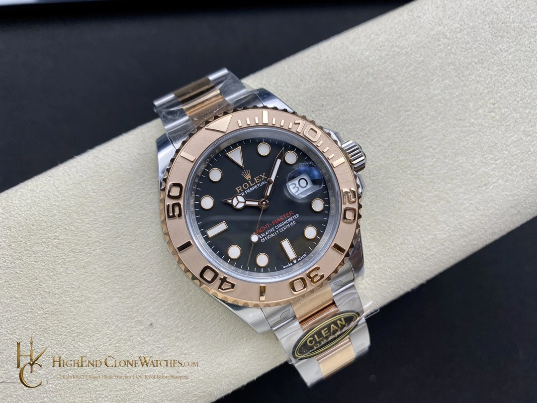 Rolex Yacht-Master M126621-0002 bezel detail super clone watch