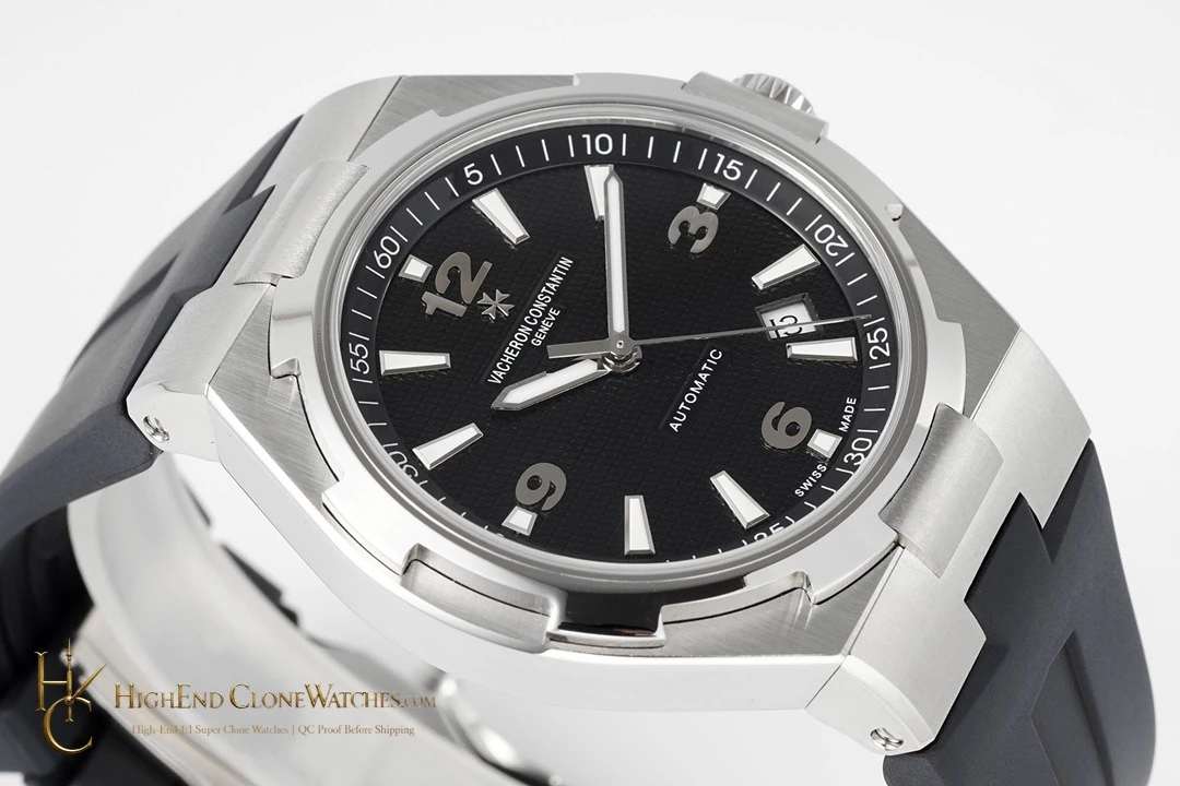 Vacheron Constantin Overseas 47040/B01A-9094 bezel and dial detail super clone watch